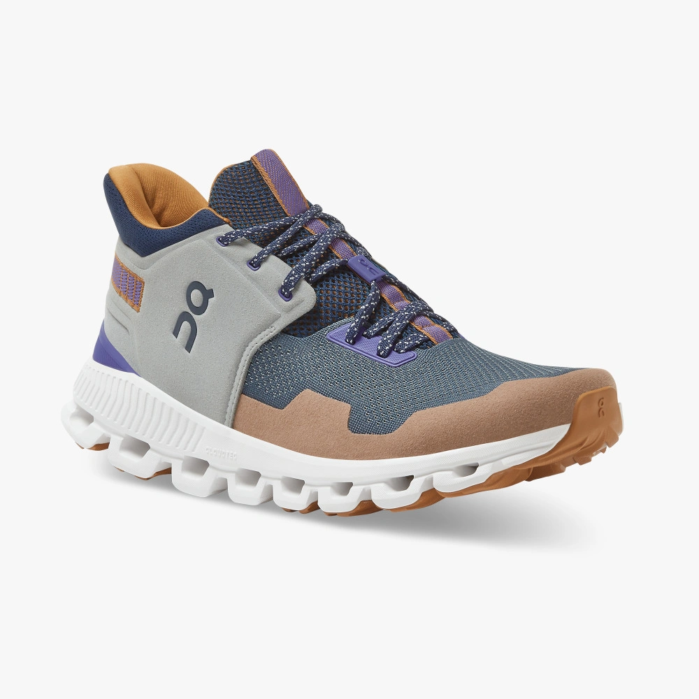 ¡Corre hacia el horizonte! ON Cloud Hi Edge: Arena y marrón. ¡Suiza en oferta! Zapatillas de running perfectas para ti.